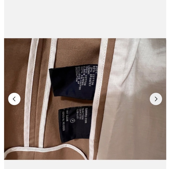 Vintage Tommy Hilfiger Flagship women cotton jacket-Petite Small - Picture 5 of 9